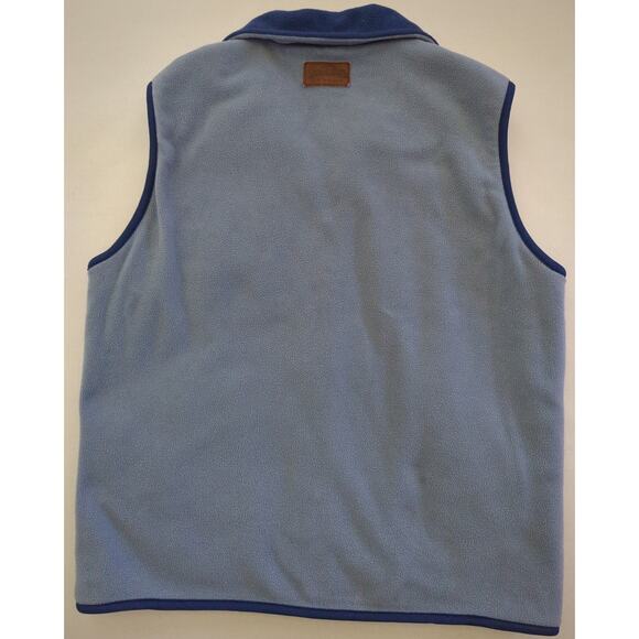 PENDLETON Two Tone Blue Reversible Outerwear Full Zip Fleece Vest Men's Size M - Picture 10 of 10
